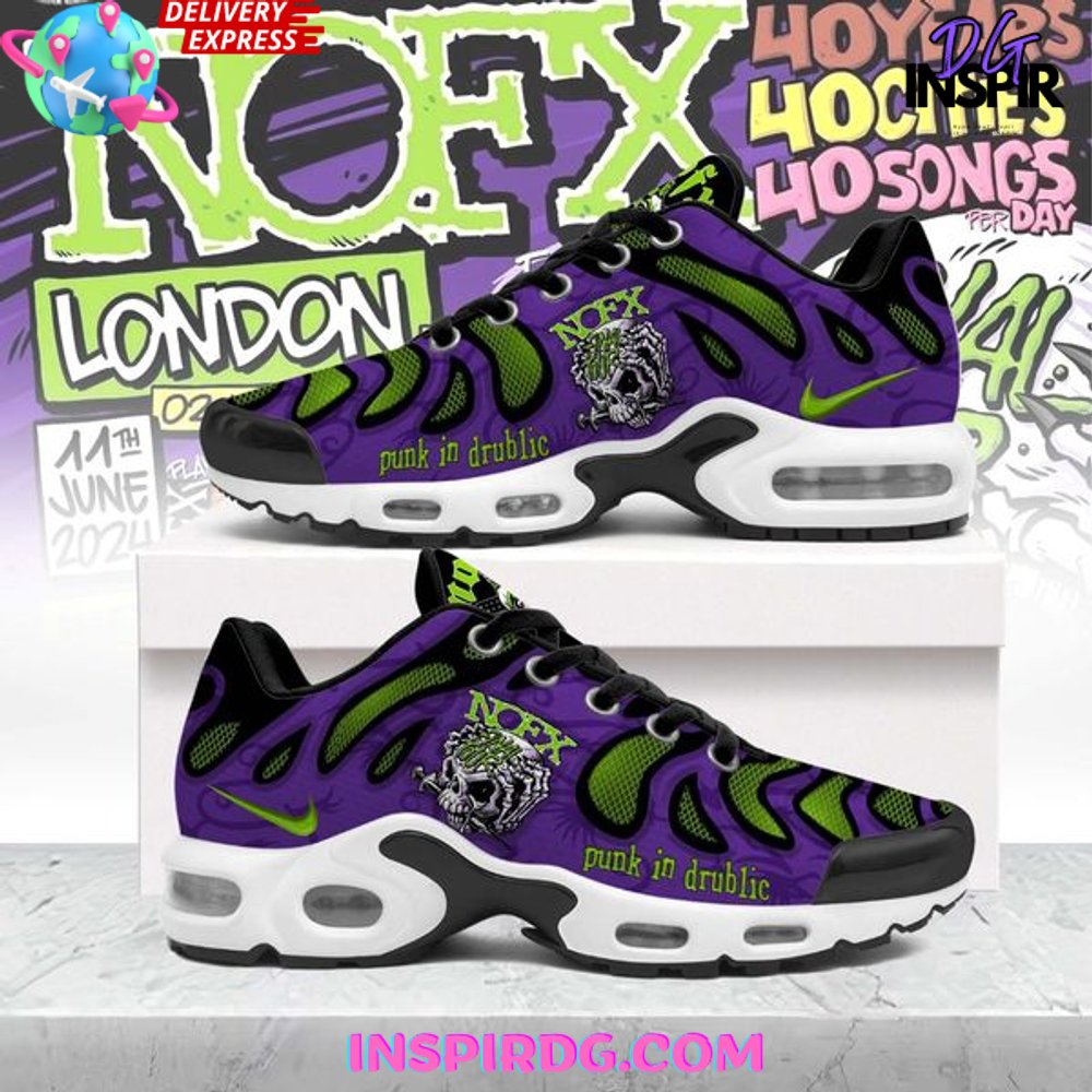 Ideafootwear NOFX Punk In Drublic TN Shoes Sneakers For Men And Women