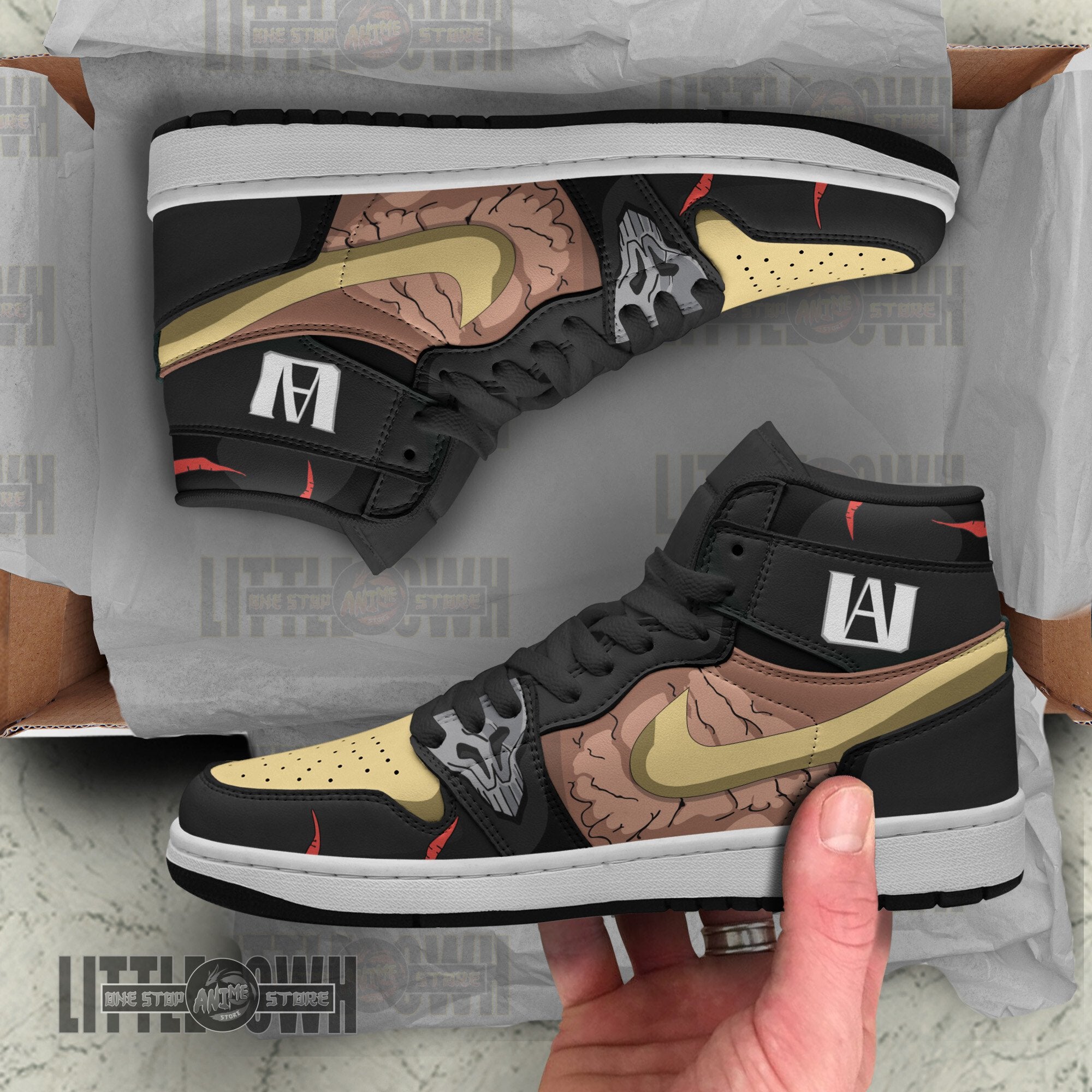 Ideafootwear Nomu AJ1 High Sneakers Shoes For Men And Women