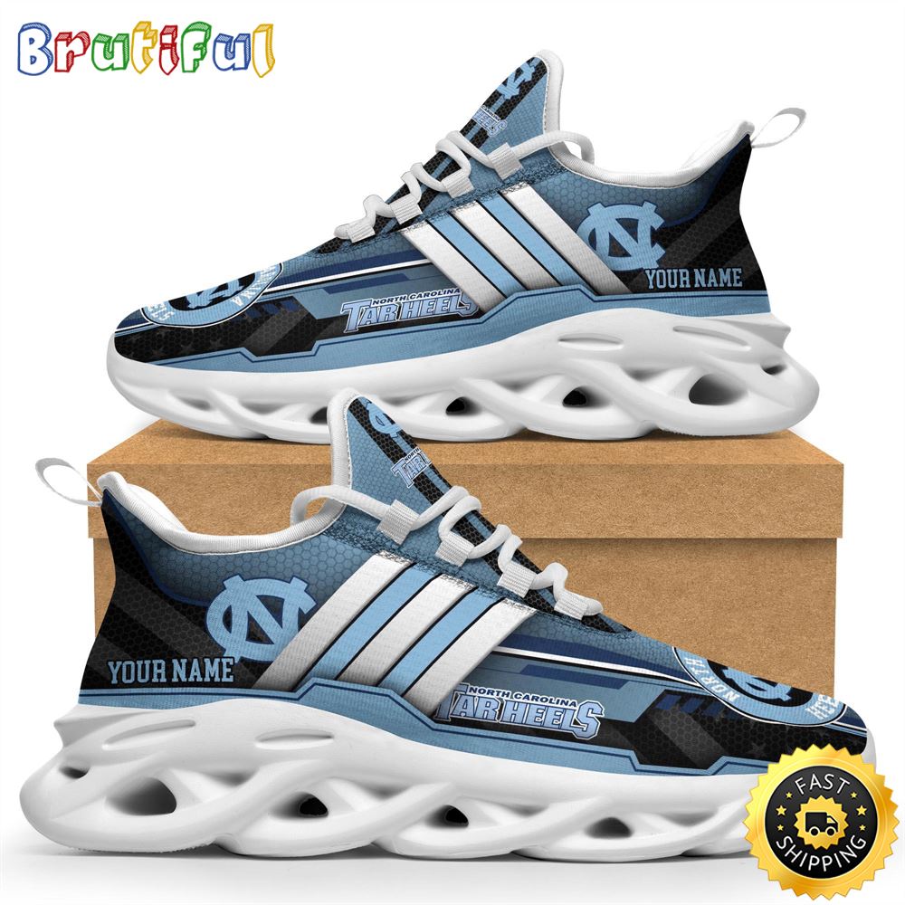 Ideafootwear North Carolina Tar Heels Max Soul Shoes Sneakers For Men And Women