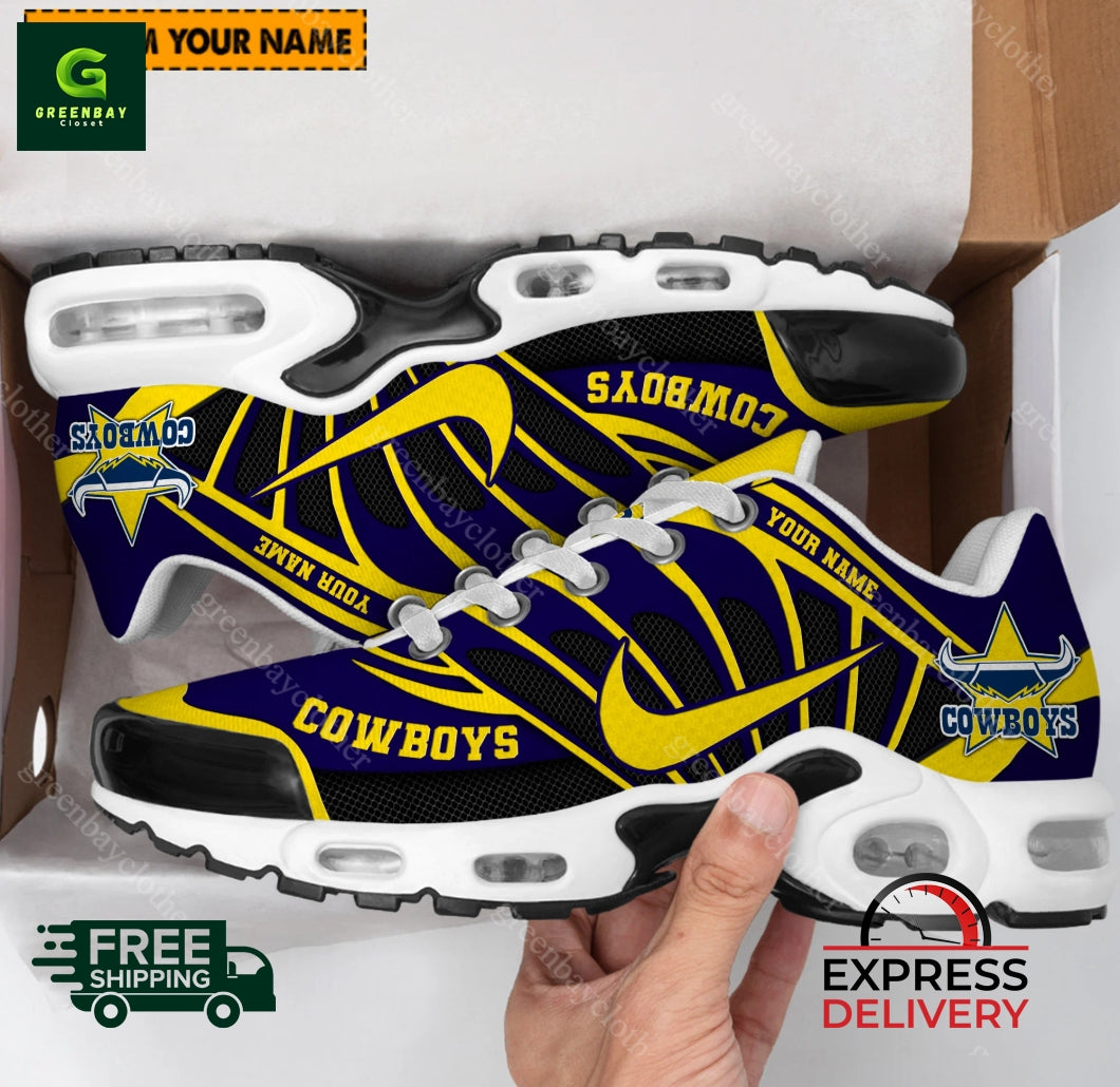 Ideafootwear North Queensland Cowboys TN Shoes Sneakers For Men And Women