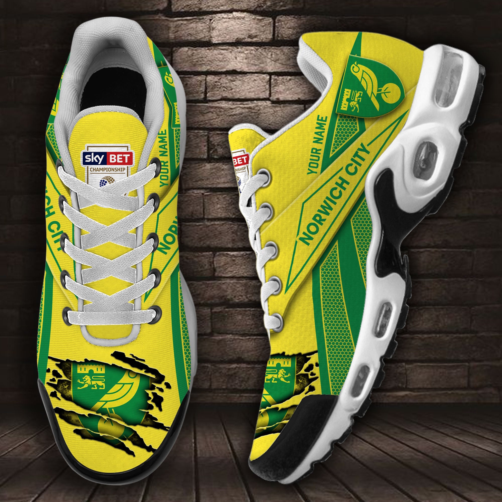 Ideafootwear Norwich City TN Shoes Sneakers For Men And Women