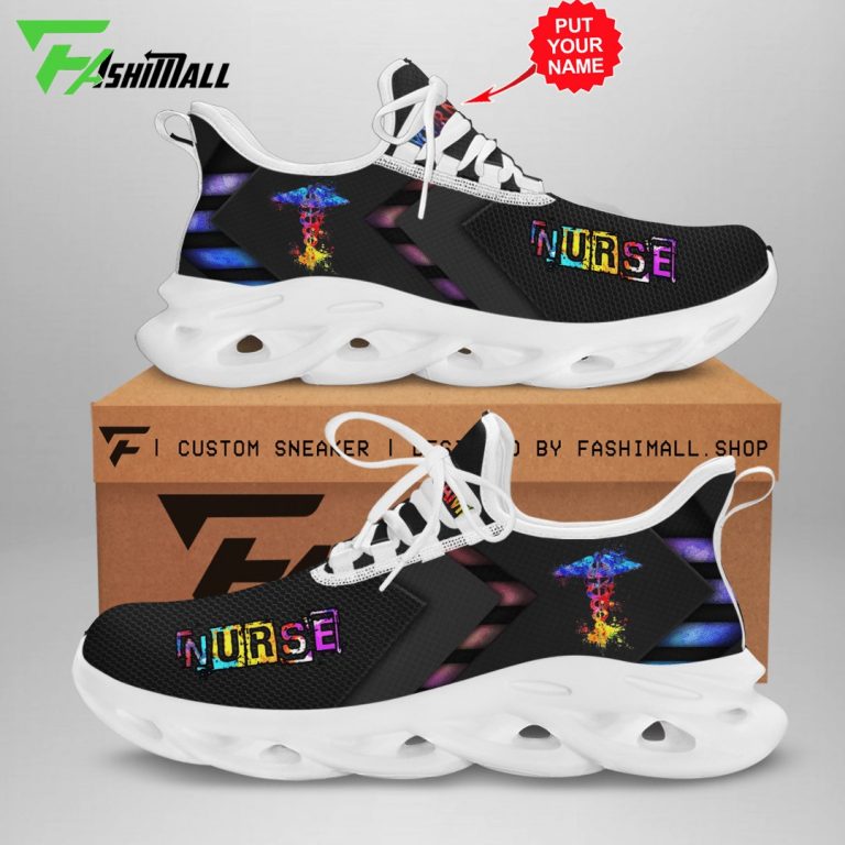 Ideafootwear Nurse Rainbow Hologram Max Soul Shoes Sneakers For Men And Women