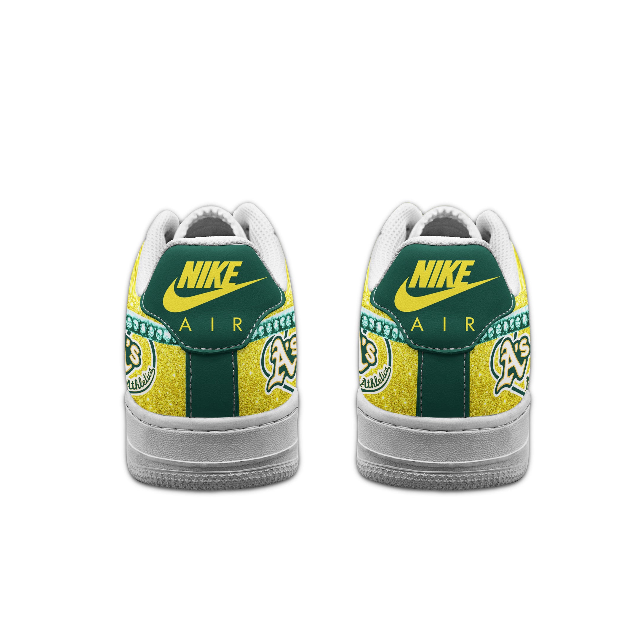 Ideafootwear Oakland Athletics Air Low-Top Sneakers Shoes For Men And Women 4