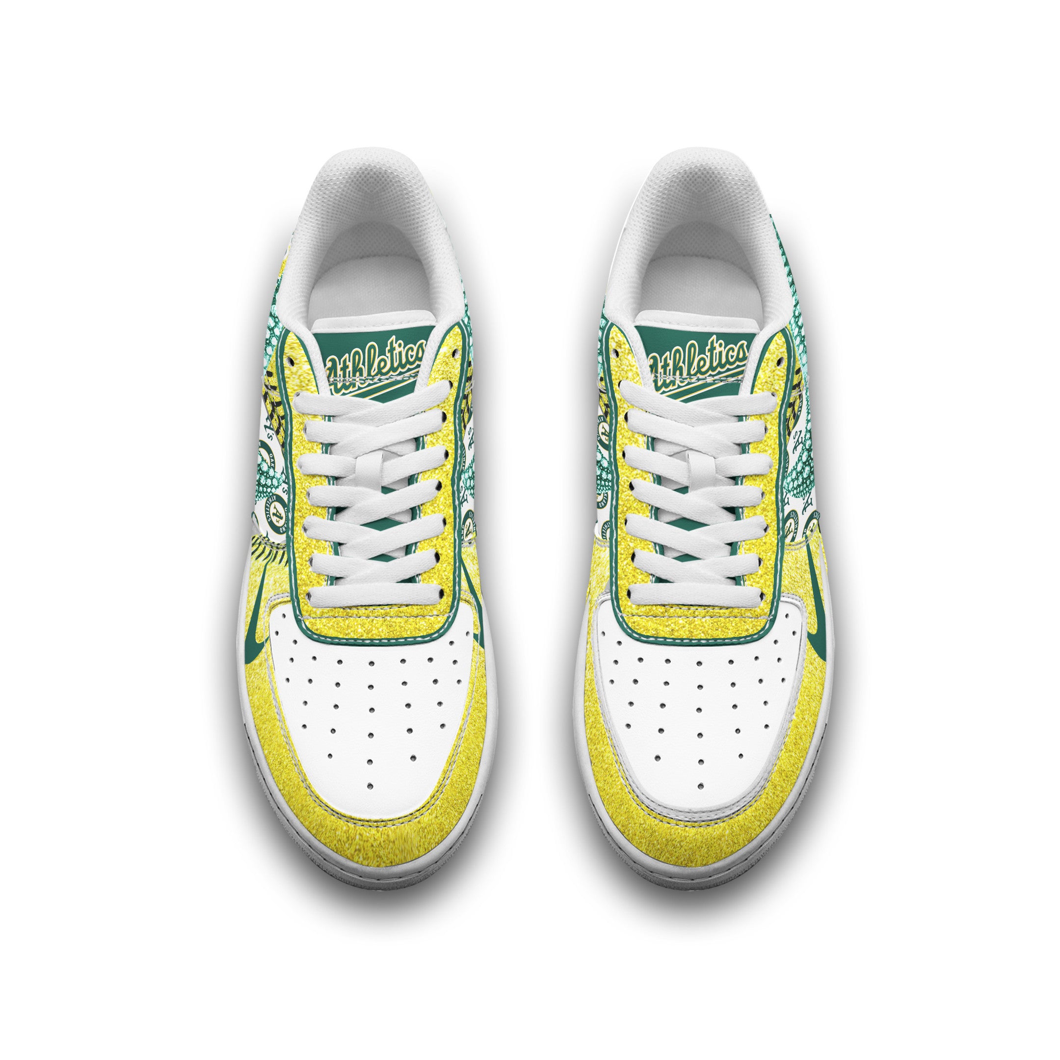 Ideafootwear Oakland Athletics Air Low-Top Sneakers Shoes For Men And Women 3