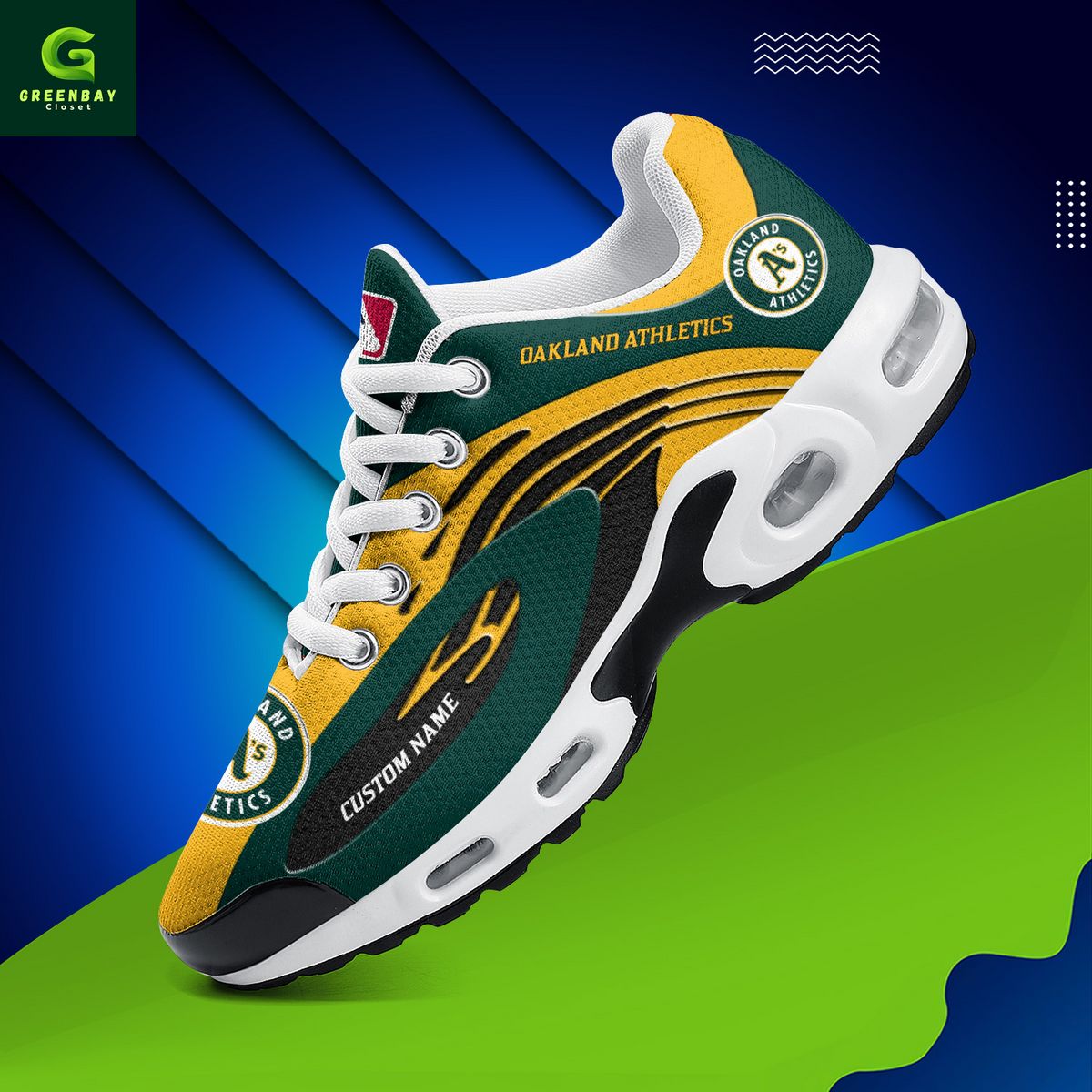 Ideafootwear Oakland Athletics TN Shoes Sneakers For Men And Women