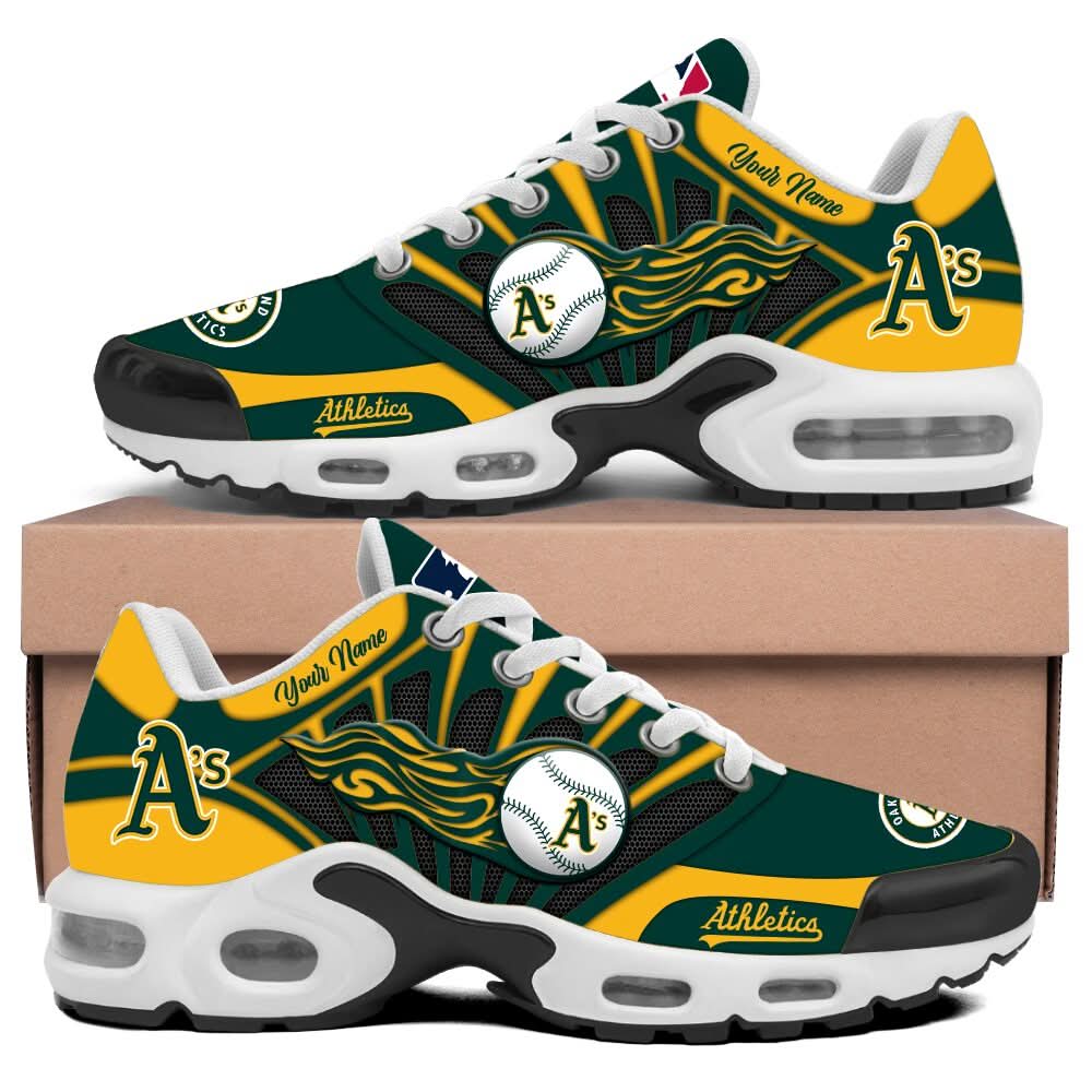 Ideafootwear Oakland Athletics TN Shoes Sneakers For Men And Women