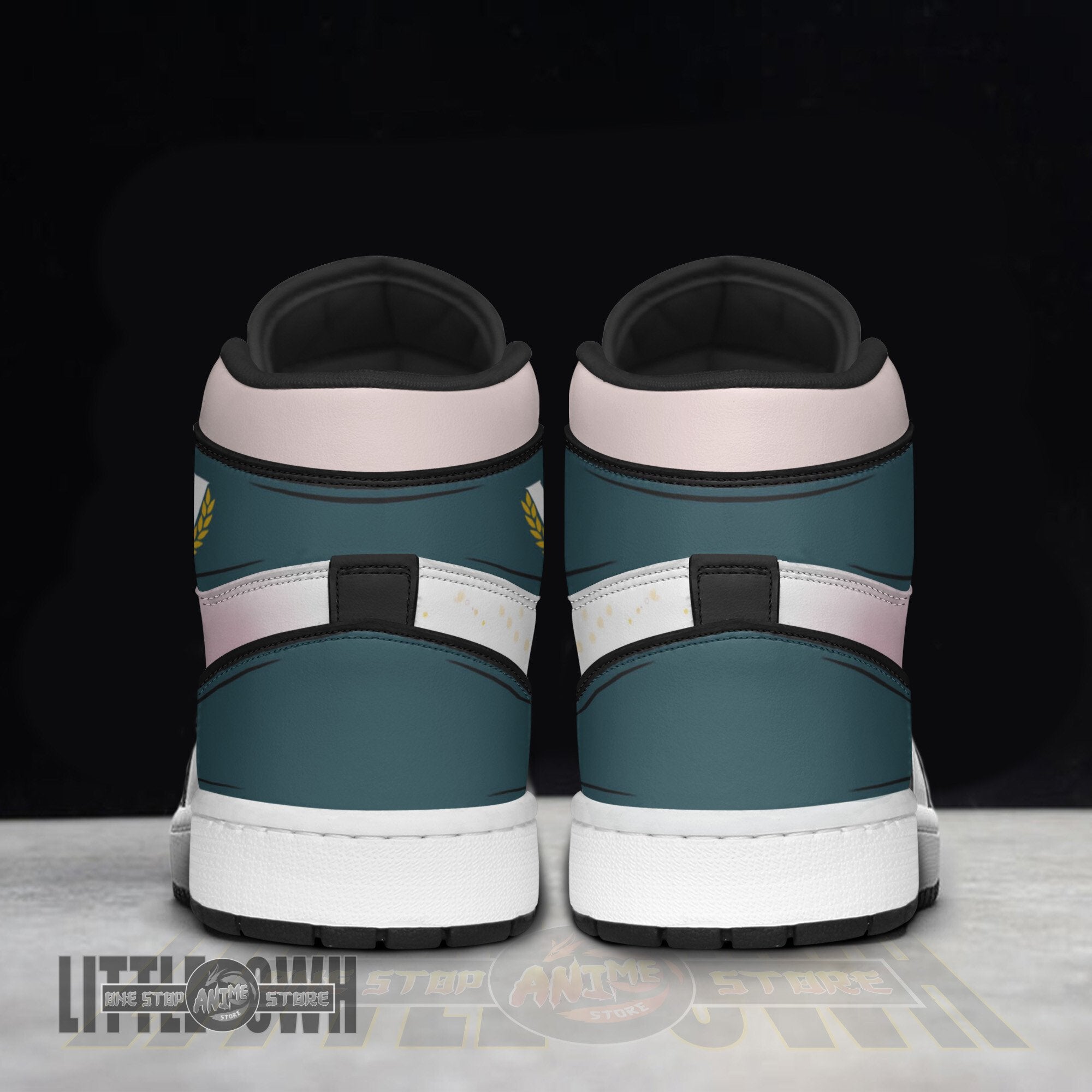 Ideafootwear Ochaco Uraraka AJ1 High Sneakers Shoes For Men And Women