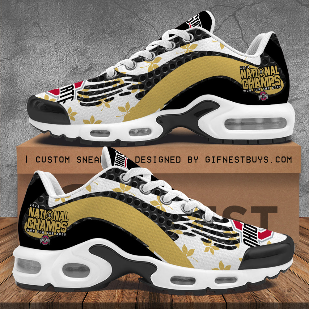 Ideafootwear Ohio State Buckeyes TN Shoes Sneakers For Men And Women