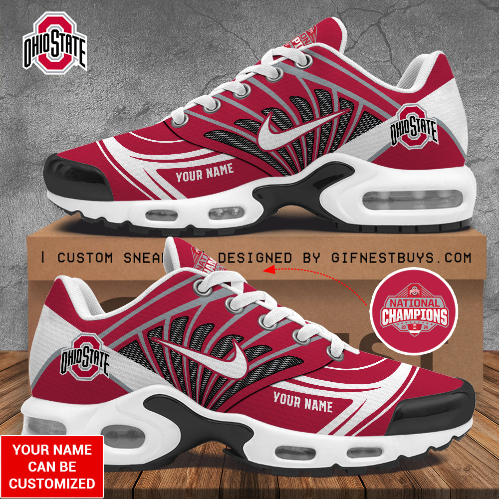 Ideafootwear Ohio State Buckeyes TN Shoes Sneakers For Men And Women