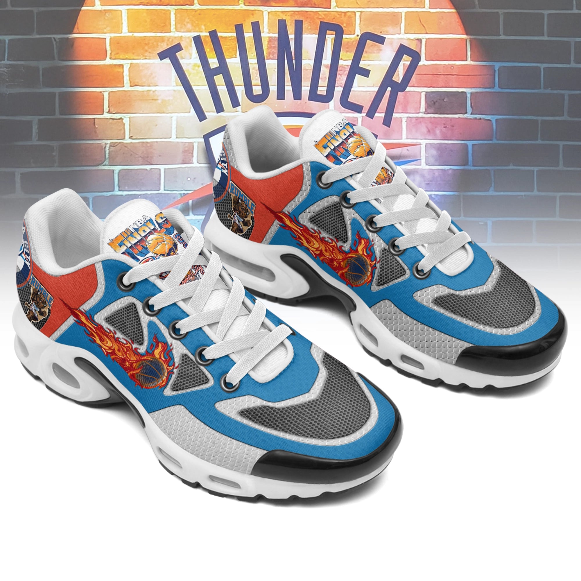 Ideafootwear Oklahoma City Thunder TN Shoes Sneakers For Men And Women