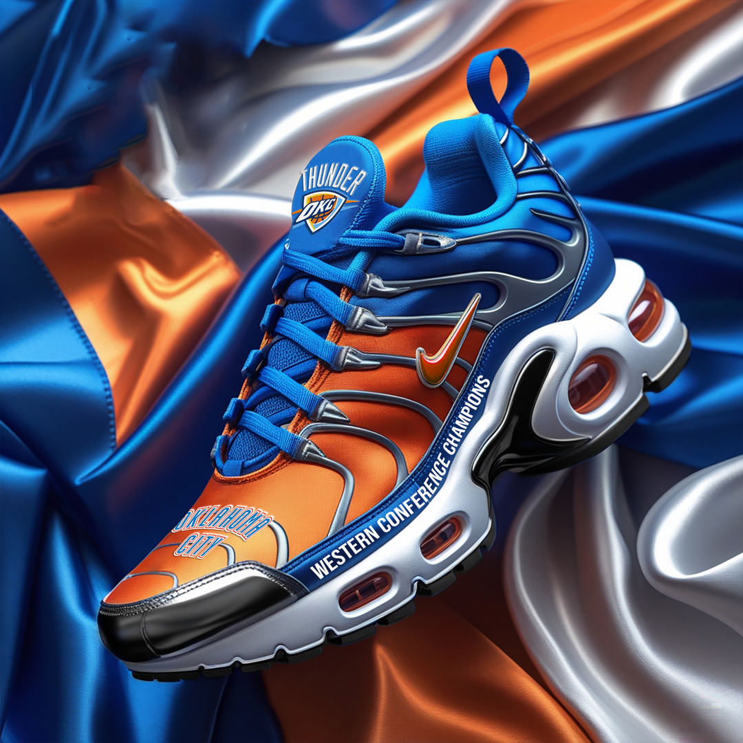 Ideafootwear Oklahoma City Thunder TN Shoes Sneakers For Men And Women
