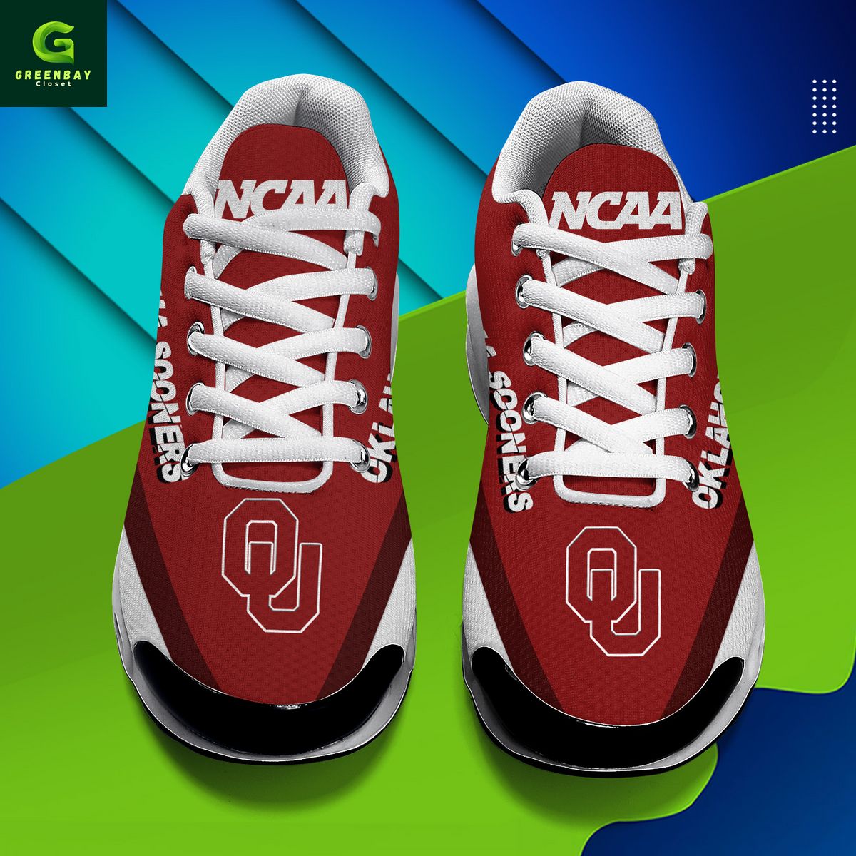 Ideafootwear Oklahoma Sooners TN Shoes Sneakers For Men And Women