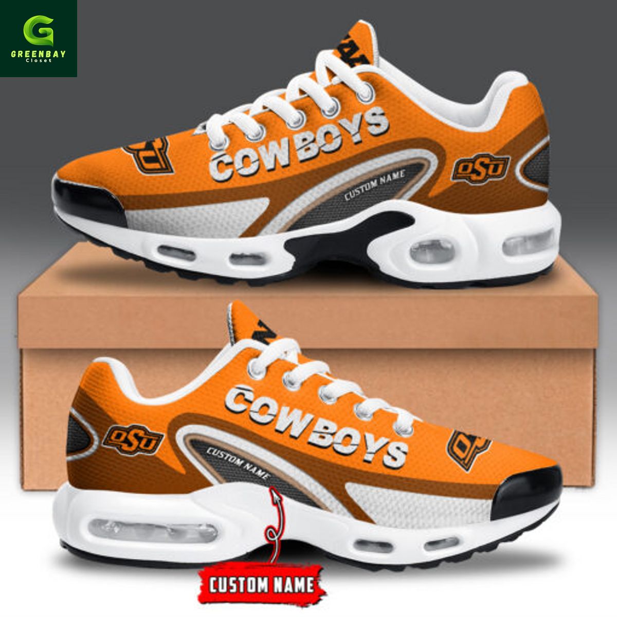 Ideafootwear Oklahoma State Cowboys TN Shoes Sneakers For Men And Women