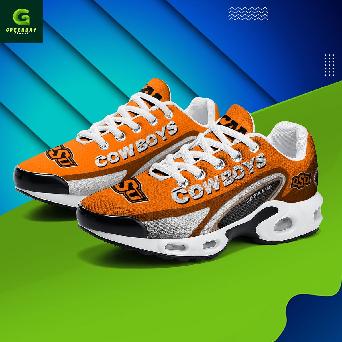 Ideafootwear Oklahoma State Cowboys TN Shoes Sneakers For Men And Women
