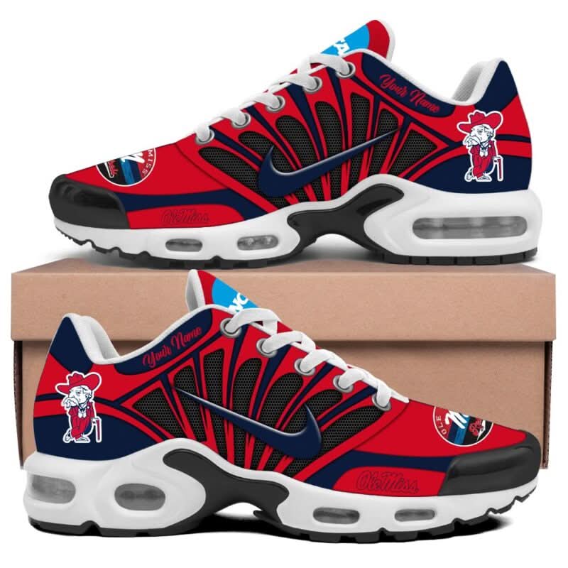 Ideafootwear Ole Miss Rebels TN Shoes Sneakers For Men And Women