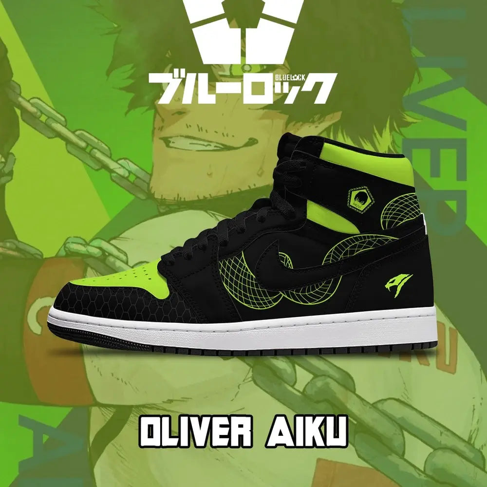 Ideafootwear Oliver Aiku V.2 Blue Lock  AJ1 High Sneakers Shoes For Men And Women