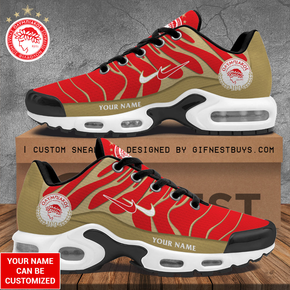 Ideafootwear Olympiakos F.C. TN Shoes Sneakers For Men And Women