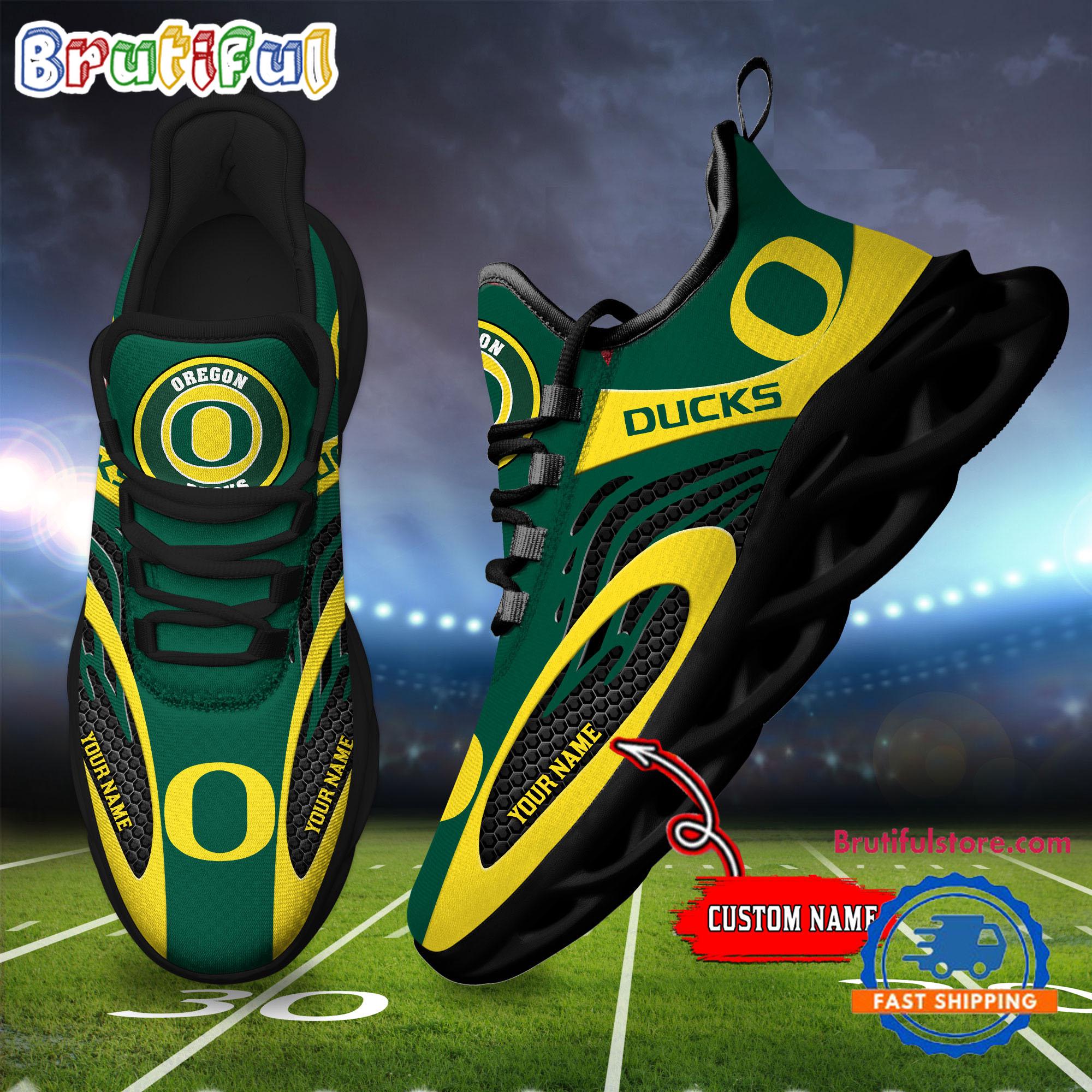 Ideafootwear Oregon Ducks Max Soul Shoes Sneakers For Men And Women