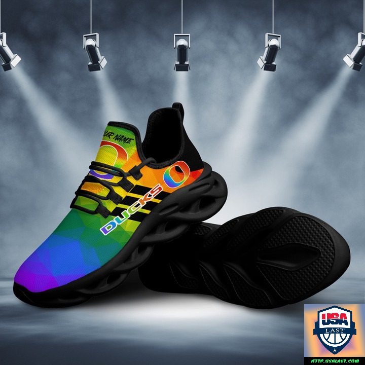 Ideafootwear Oregon Ducks Max Soul Shoes Sneakers For Men And Women