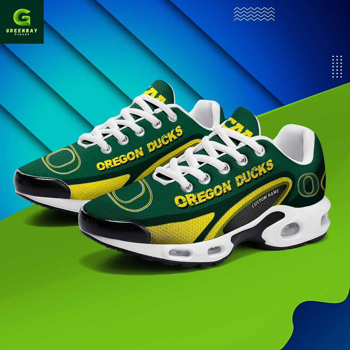Ideafootwear Oregon Ducks TN Shoes Sneakers For Men And Women