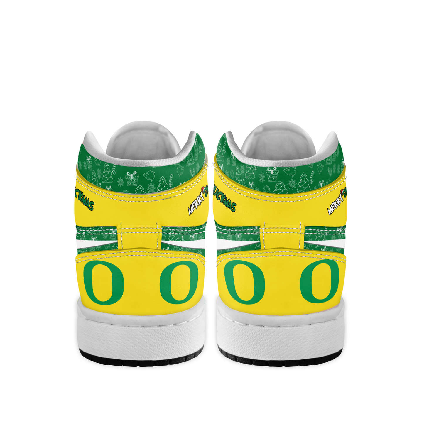 Ideafootwear  Oregon Ducks x The Grinch x Christmas AJ1 High Sneakers Shoes For Men And Women