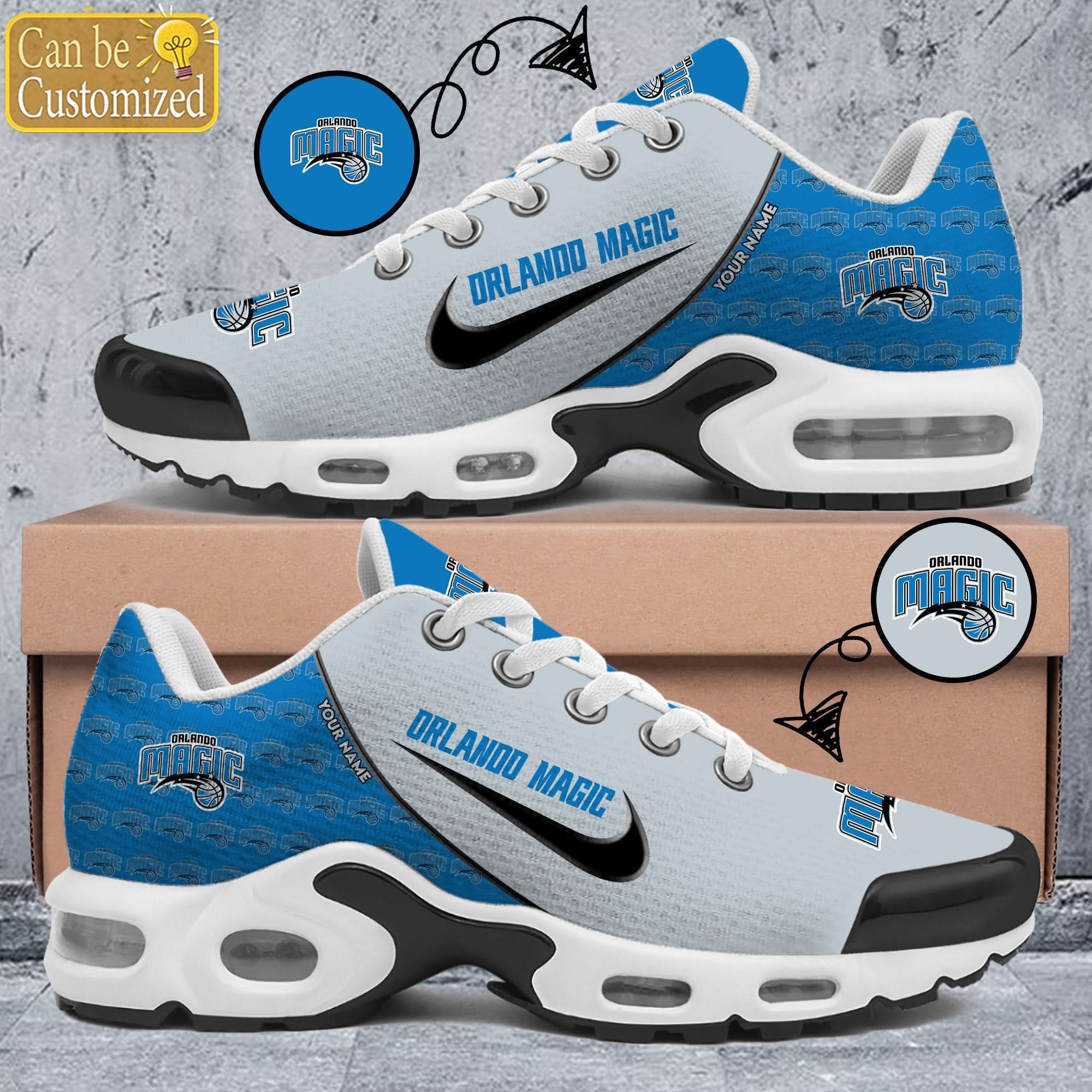 Ideafootwear Orlando Magic TN Shoes Sneakers For Men And Women