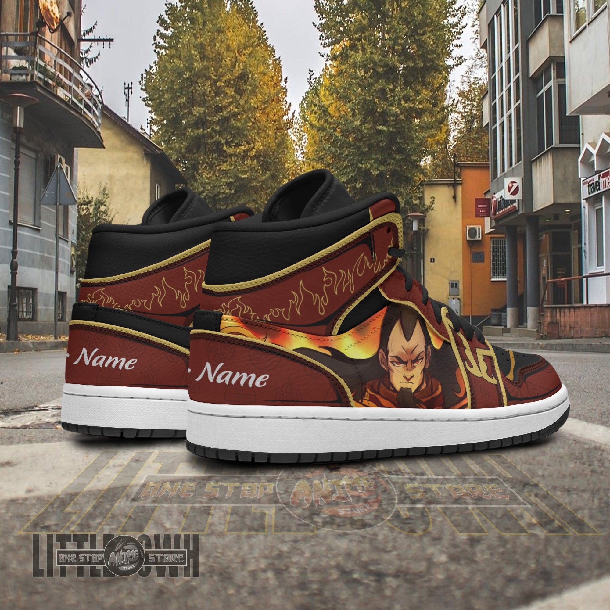 Ideafootwear Ozai AJ1 High Sneakers Shoes For Men And Women