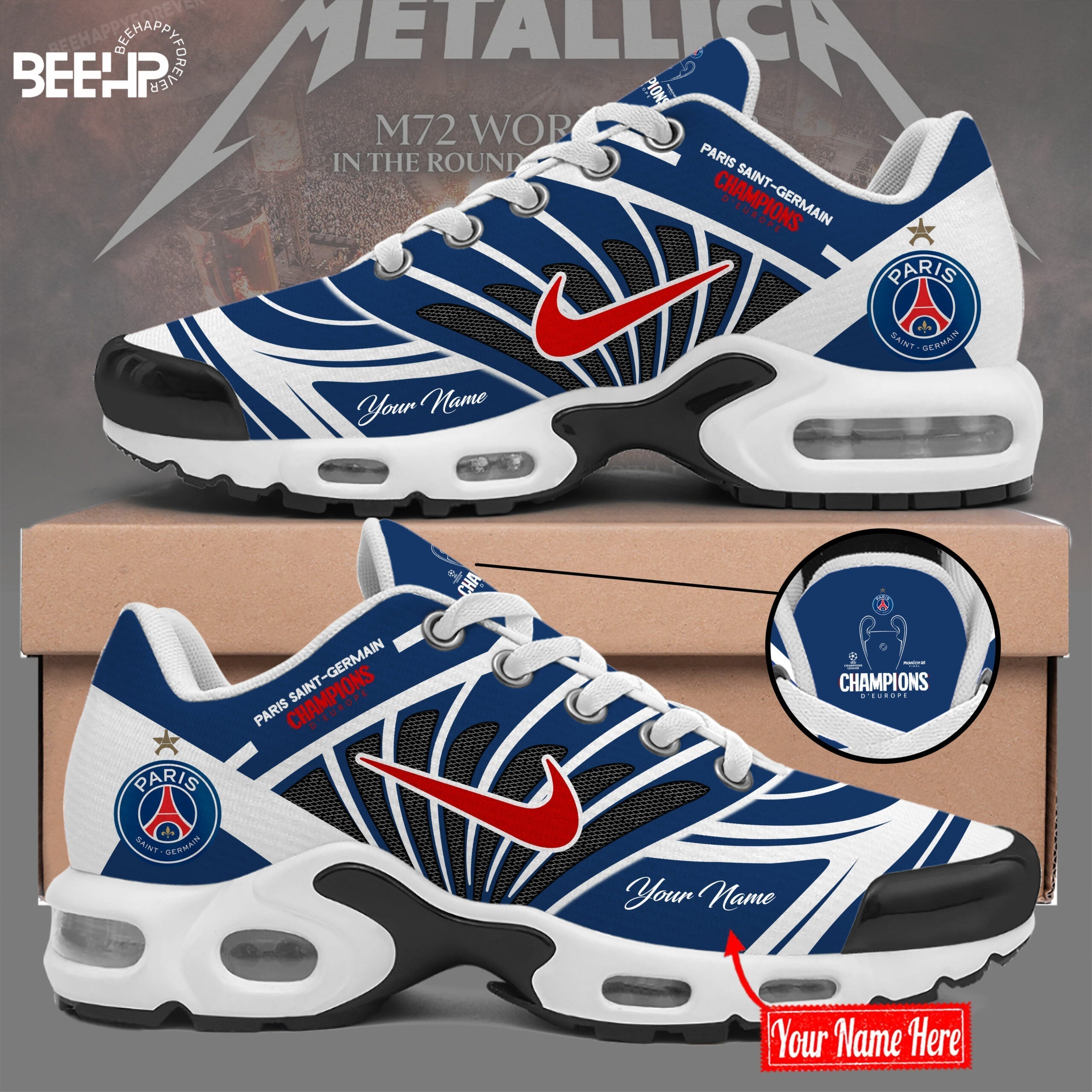 Ideafootwear Paris Saint-Germain TN Shoes Sneakers For Men And Women