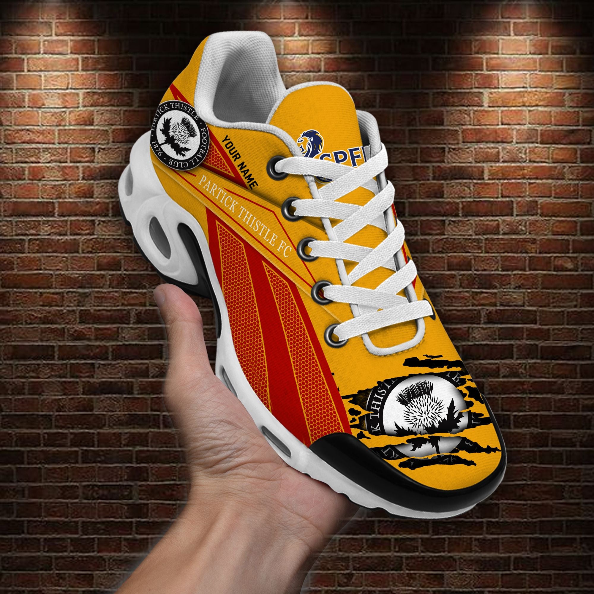 Ideafootwear Partick Thistle F.C. TN Shoes Sneakers For Men And Women