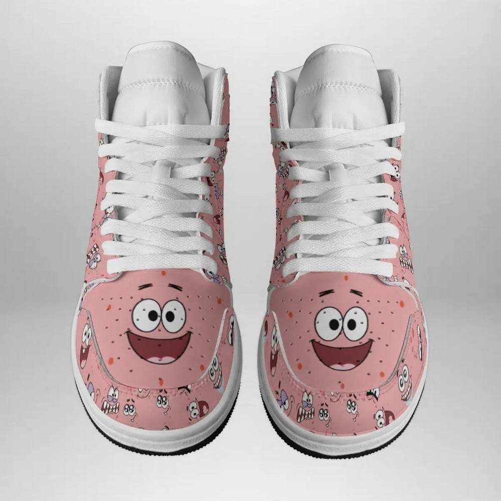 Ideafootwear Patrick Faces AJ1 High Sneakers Shoes For Men And Women