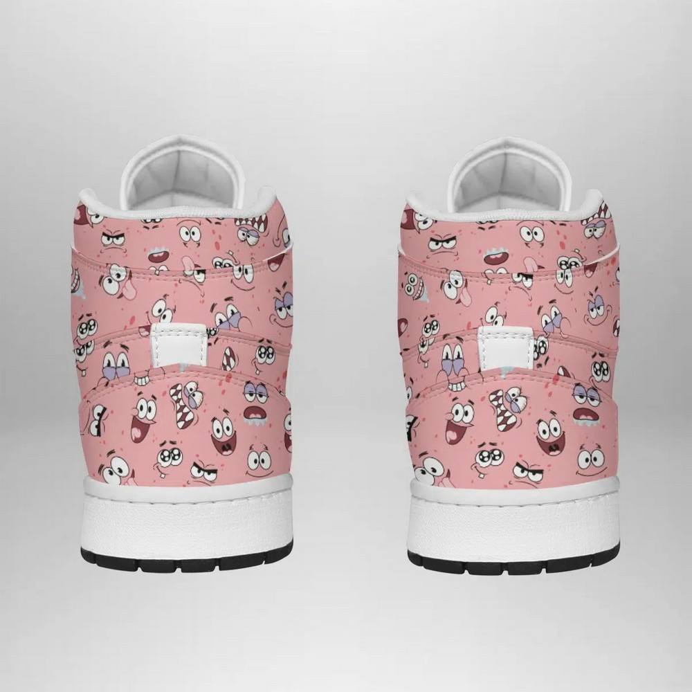 Ideafootwear Patrick Faces AJ1 High Sneakers Shoes For Men And Women