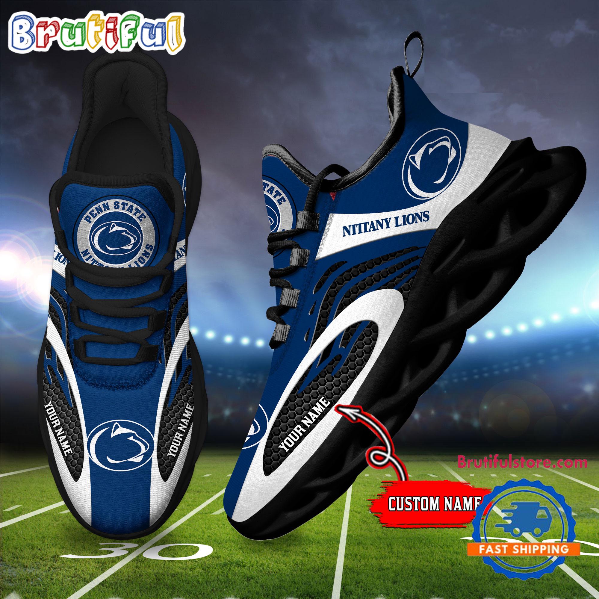 Ideafootwear Penn State Nittany Lions Max Soul Shoes Sneakers For Men And Women