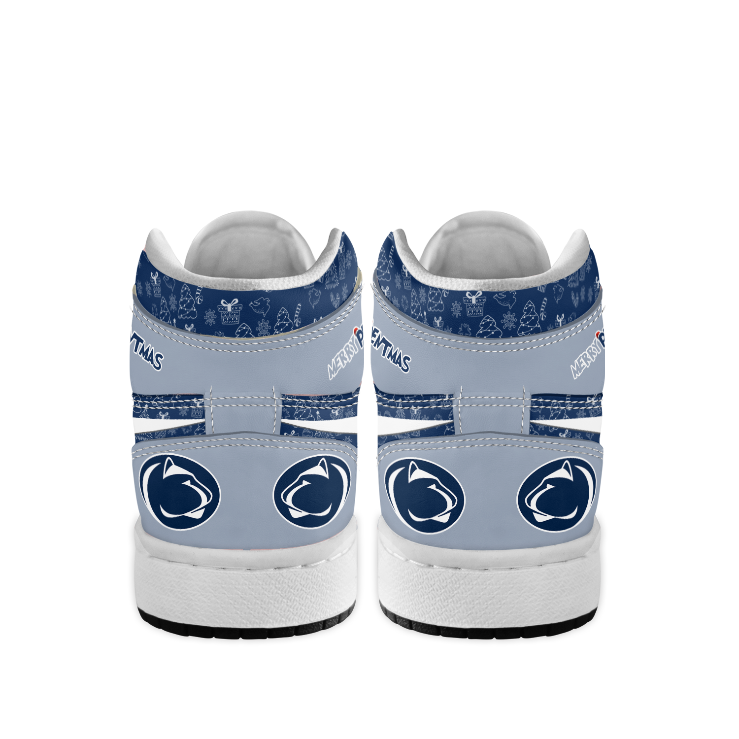 Ideafootwear Penn State Nittany Lions x The Grinch x Christmas  AJ1 High Sneakers Shoes For Men And Women