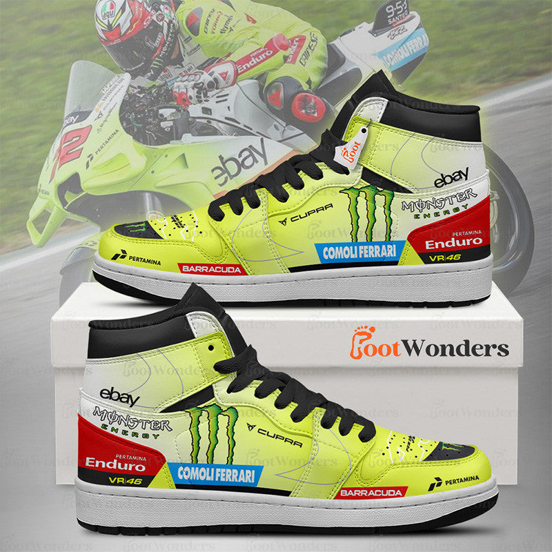 Ideafootwear Pertamina EnduroR46 AJ1 High Sneakers Shoes For Men And Women