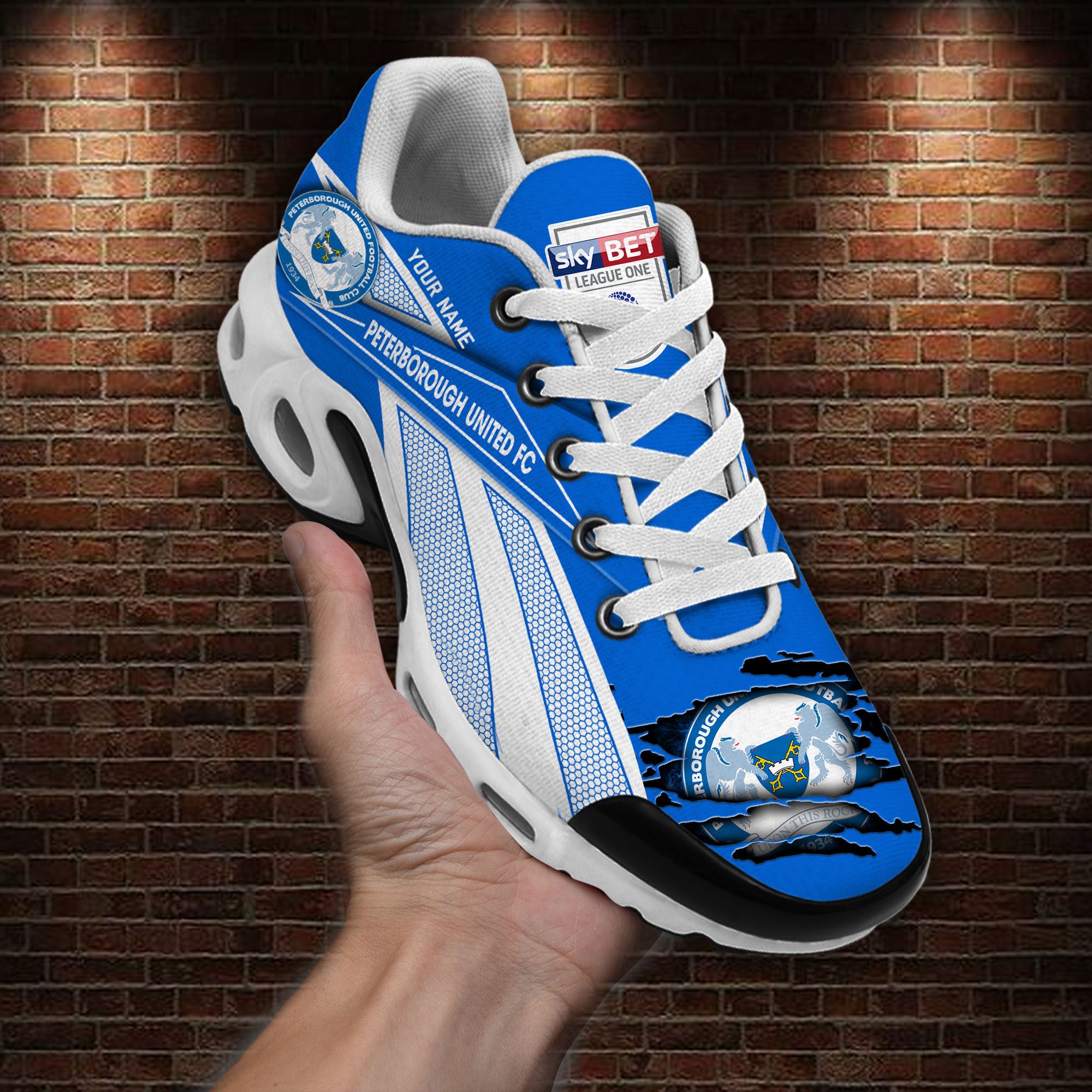 Ideafootwear Peterborough United F.C TN Shoes Sneakers For Men And Women