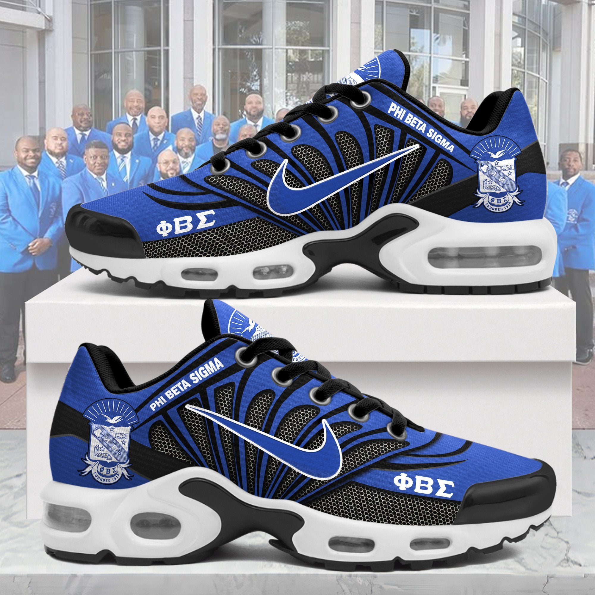 Ideafootwear Phi Beta Sigma TN Shoes Sneakers For Men And Women