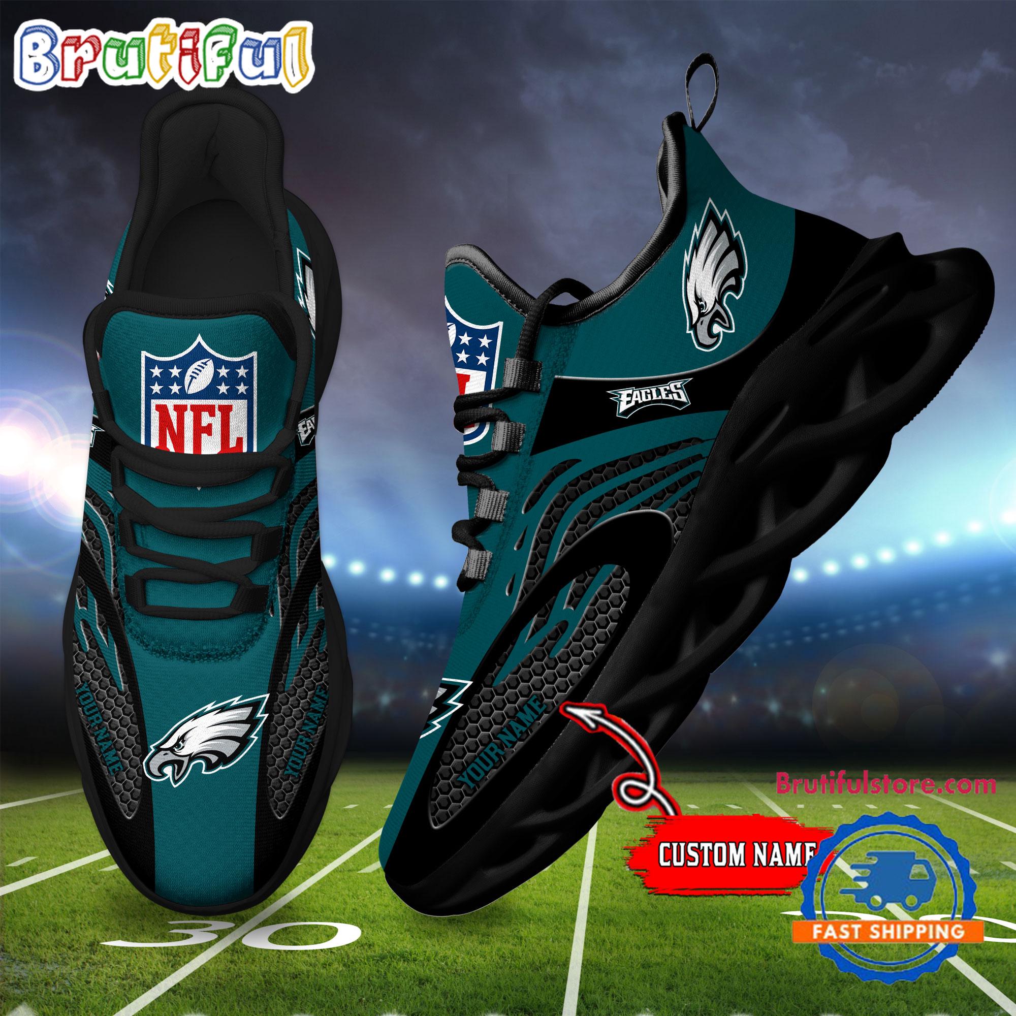 Ideafootwear Philadelphia Eagles Max Soul Shoes Sneakers For Men And Women