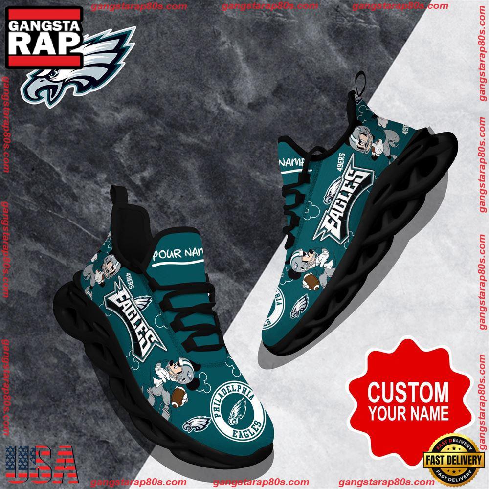 Ideafootwear Philadelphia Eagles Max Soul Shoes Sneakers For Men And Women