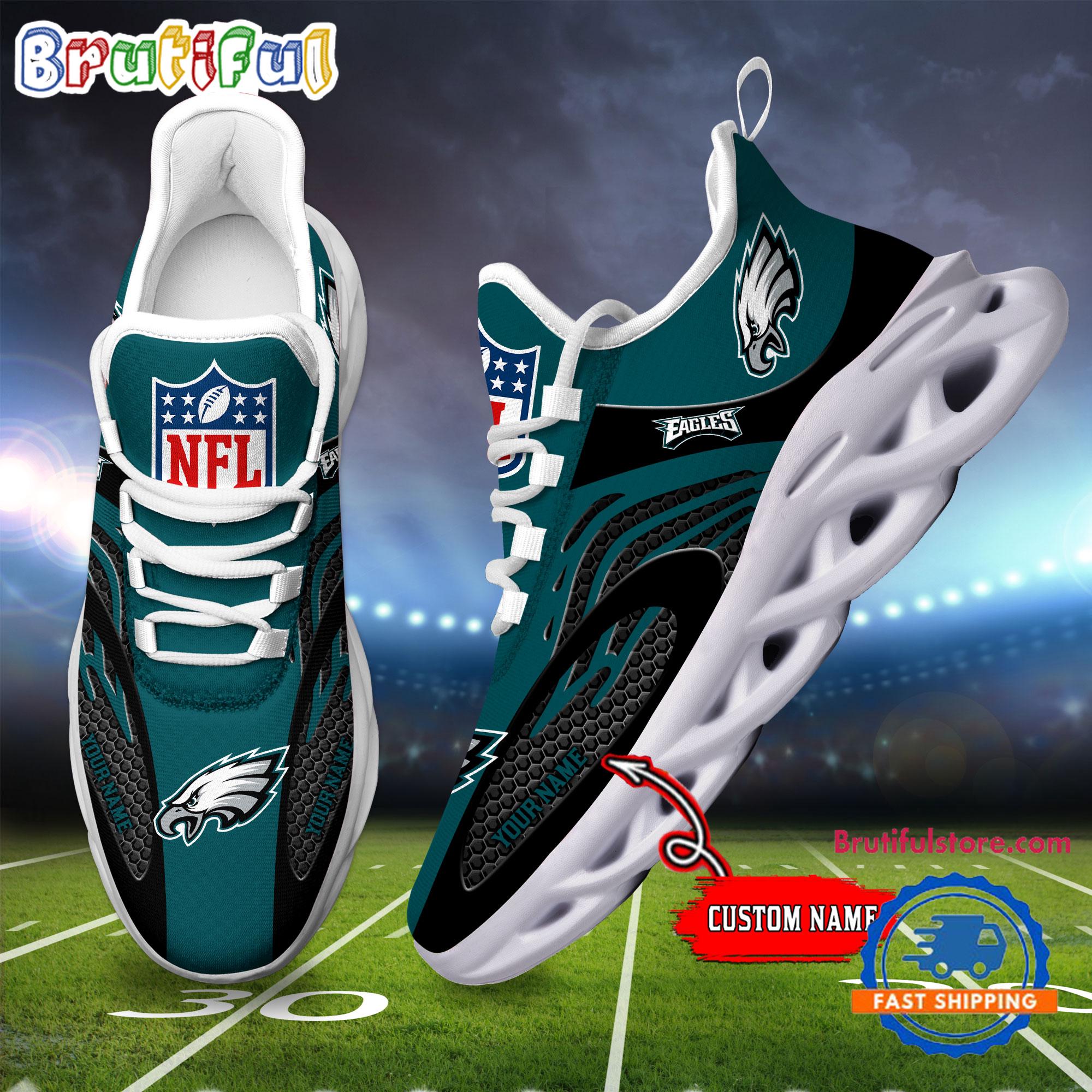 Ideafootwear Philadelphia Eagles Max Soul Shoes Sneakers For Men And Women