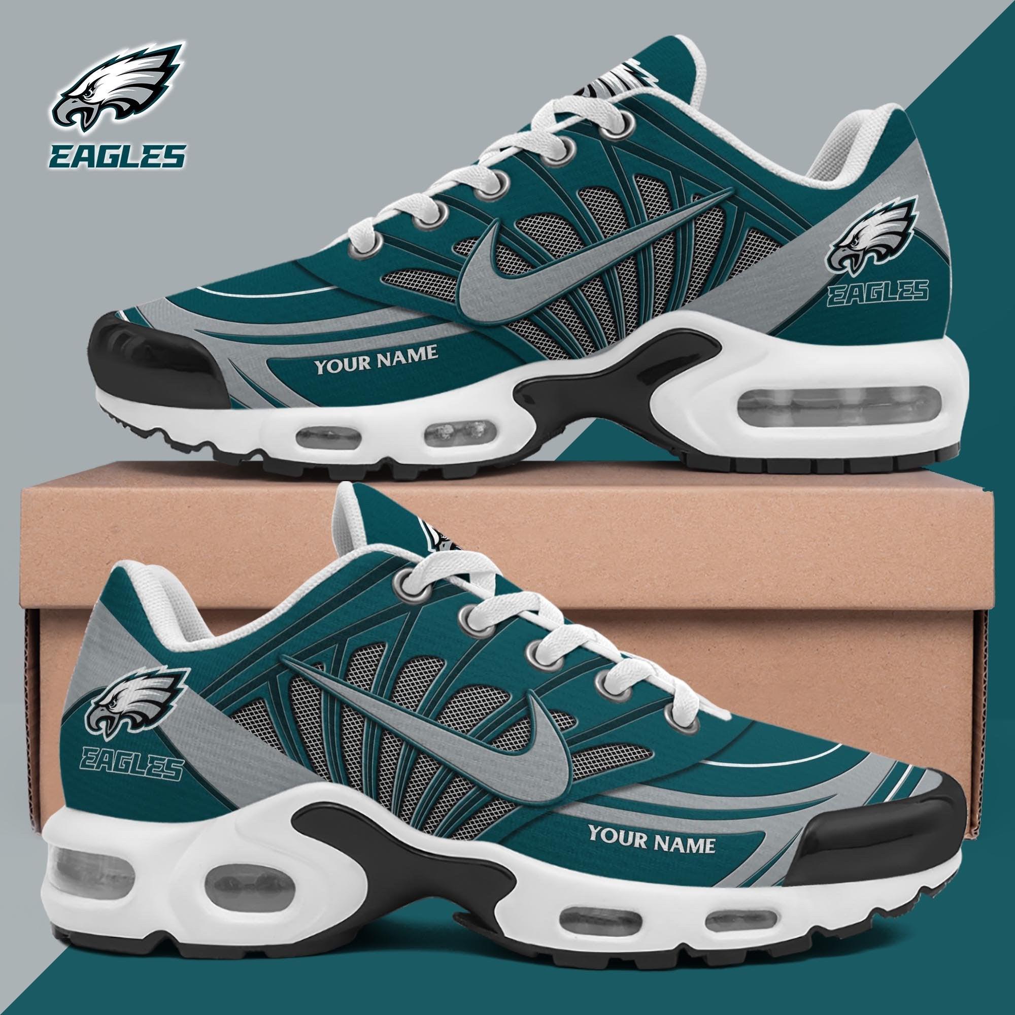 Ideafootwear Philadelphia Eagles TN Shoes Sneakers For Men And Women