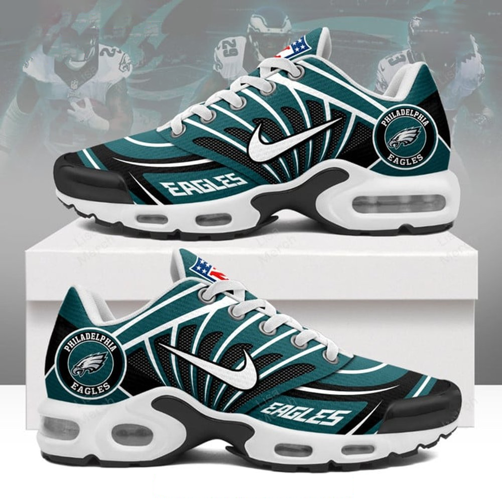 Ideafootwear Philadelphia Eagles TN Shoes Sneakers For Men And Women
