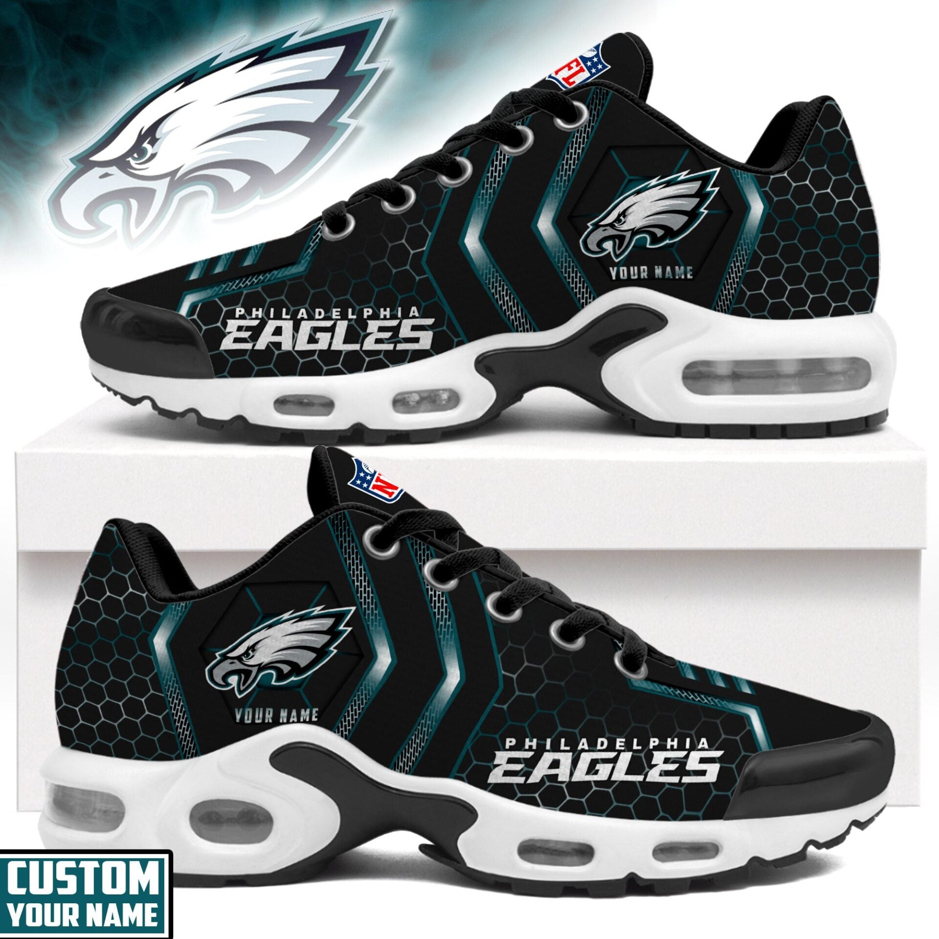 Ideafootwear Philadelphia Eagles TN Shoes Sneakers For Men And Women