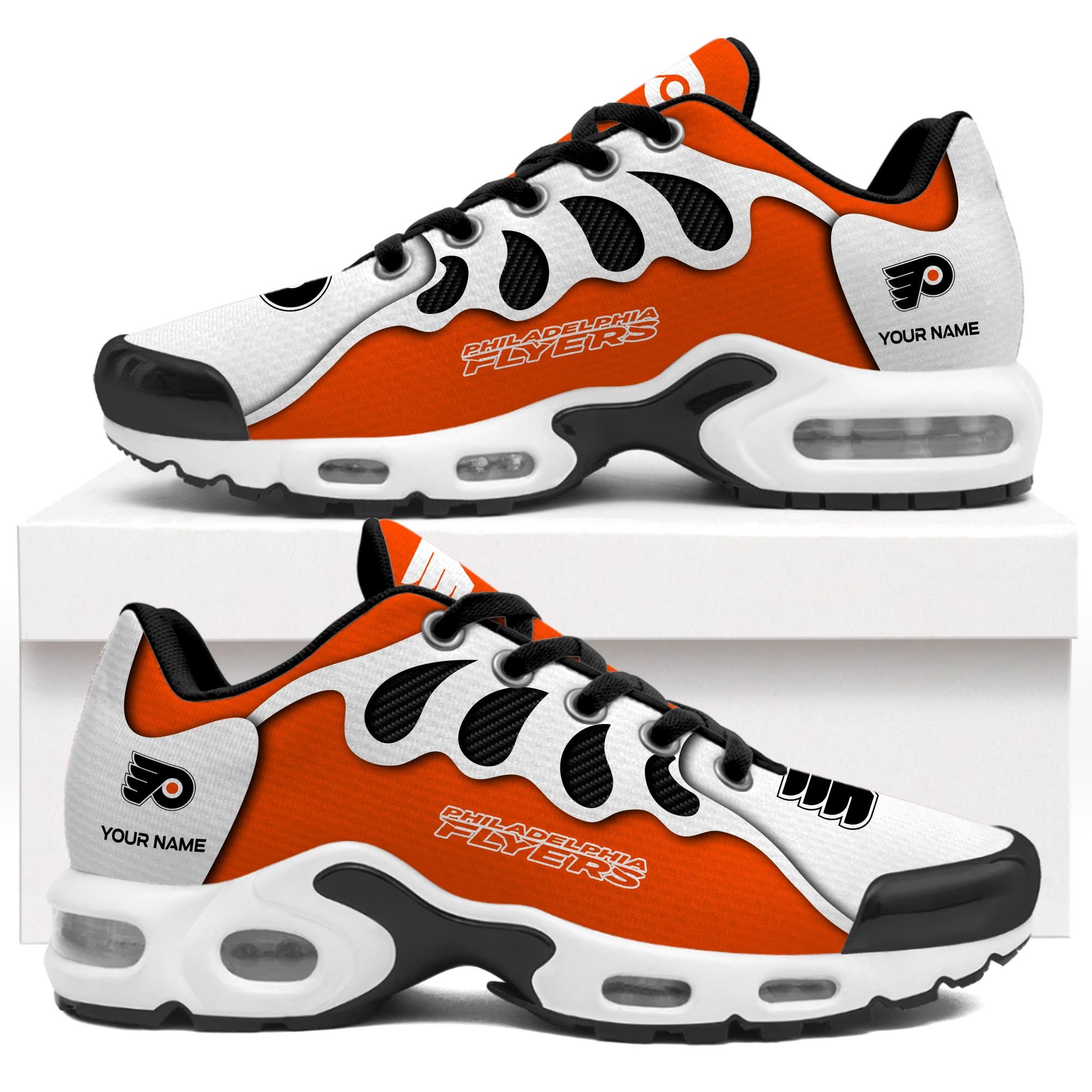 Ideafootwear Philadelphia Flyers TN Shoes Sneakers For Men And Women