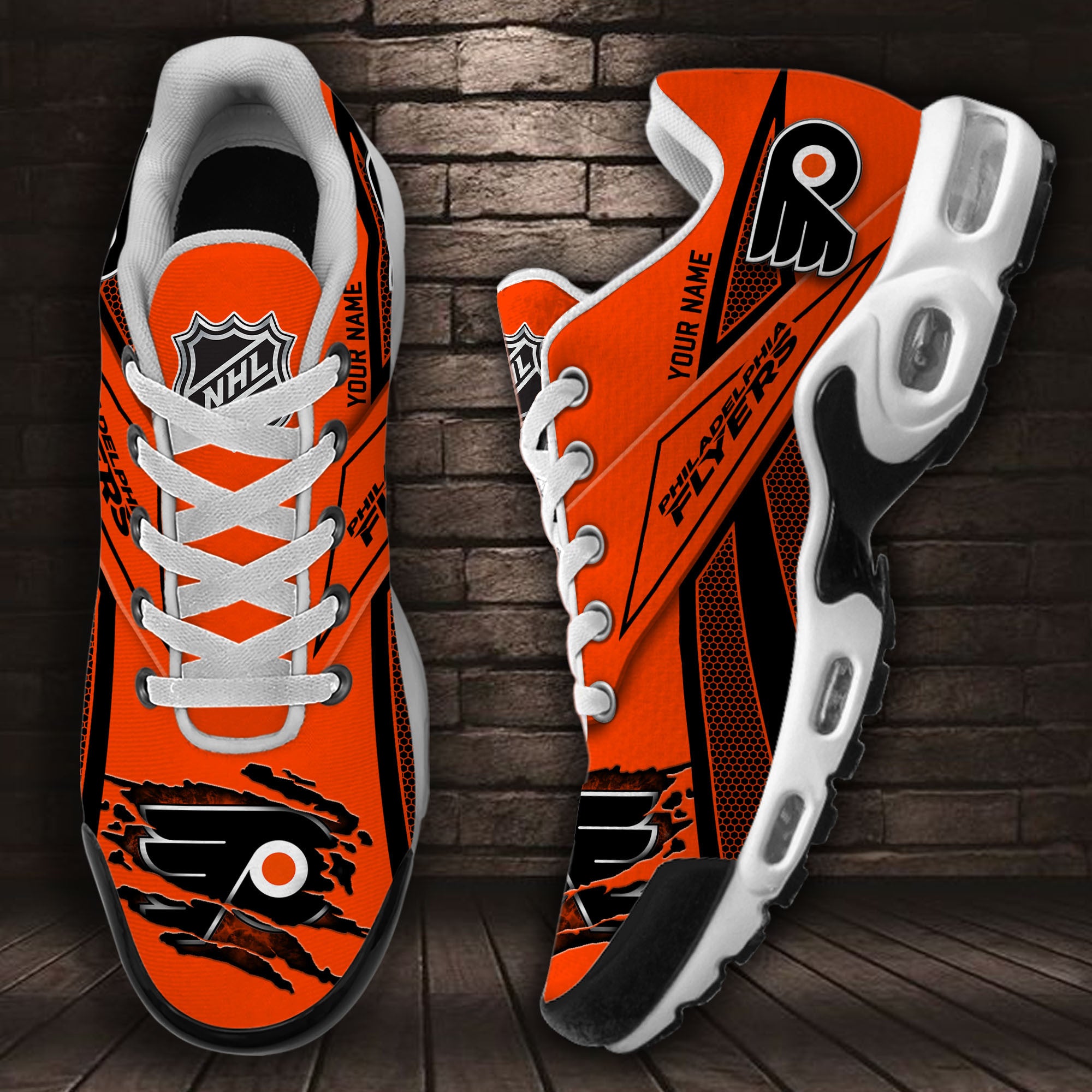 Ideafootwear Philadelphia Flyers TN Shoes Sneakers For Men And Women