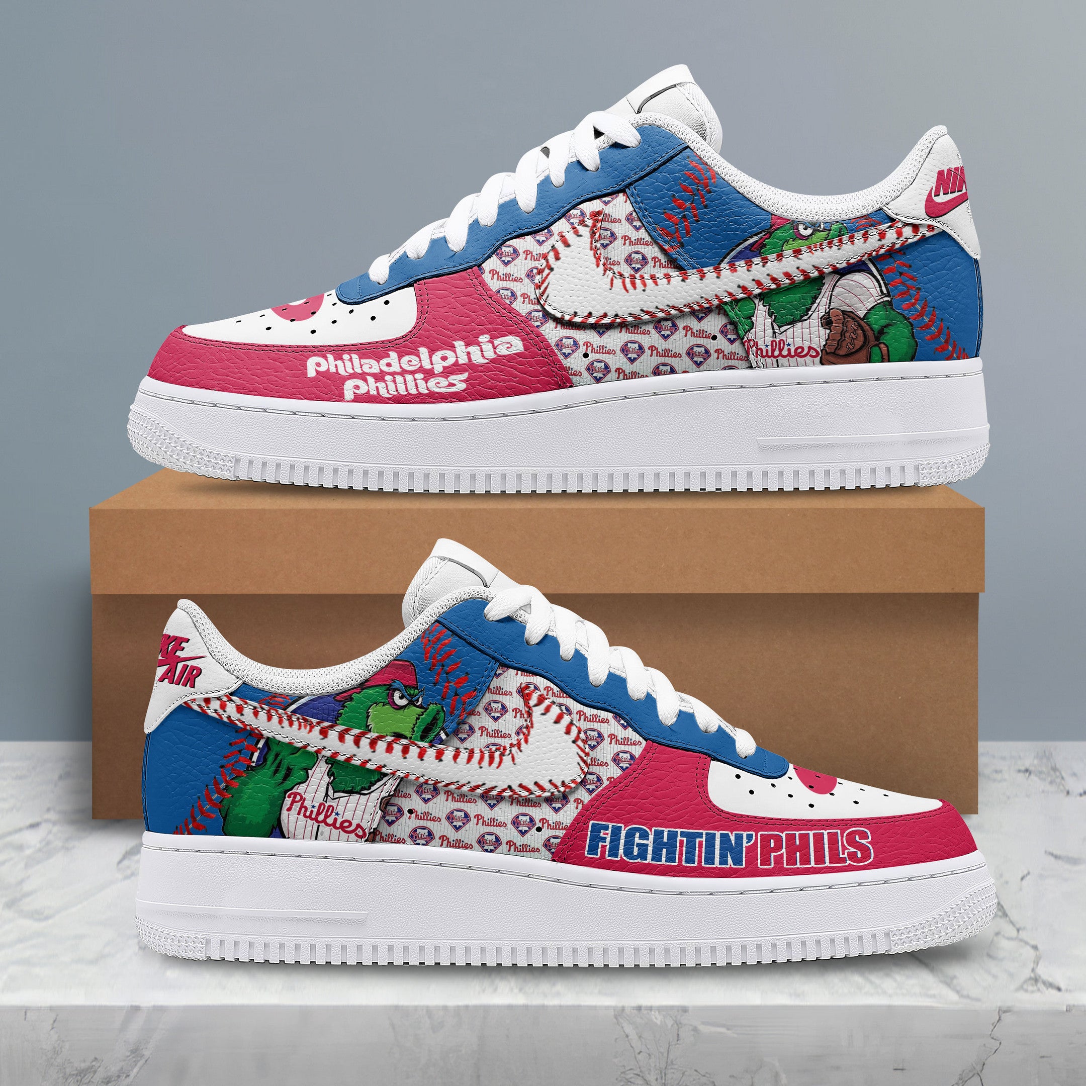 Ideafootwear Philadelphia Phillies Air Low-Top Sneakers Shoes For Men And Women 3