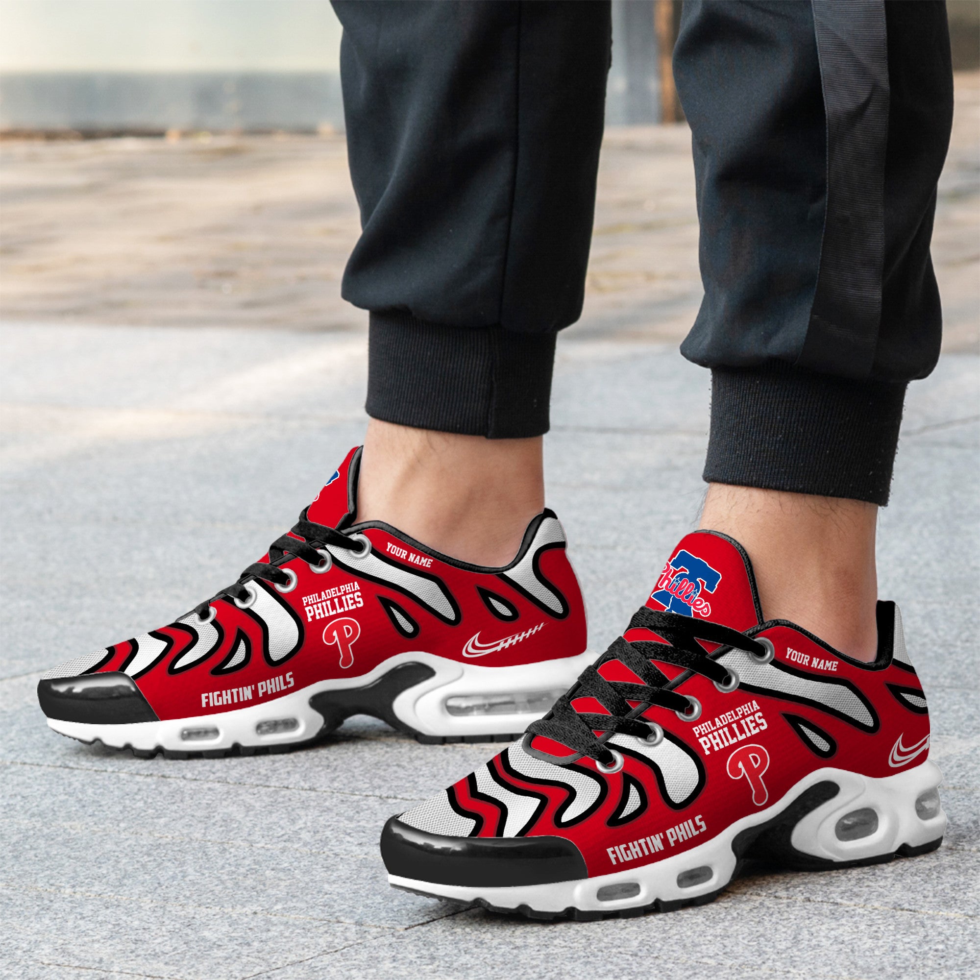 Ideafootwear Philadelphia Phillies TN Shoes Sneakers For Men And Women