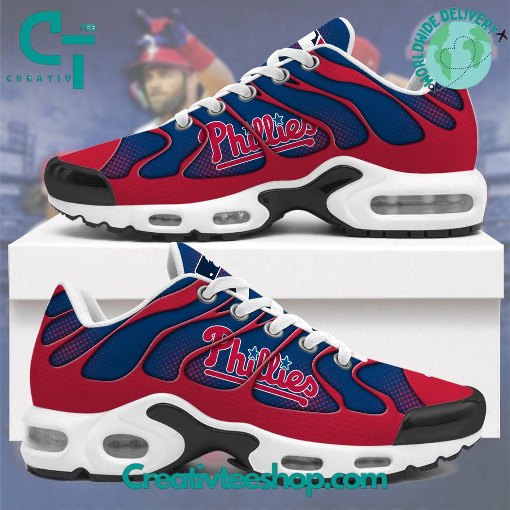 Ideafootwear Philadelphia Phillies TN Shoes Sneakers For Men And Women