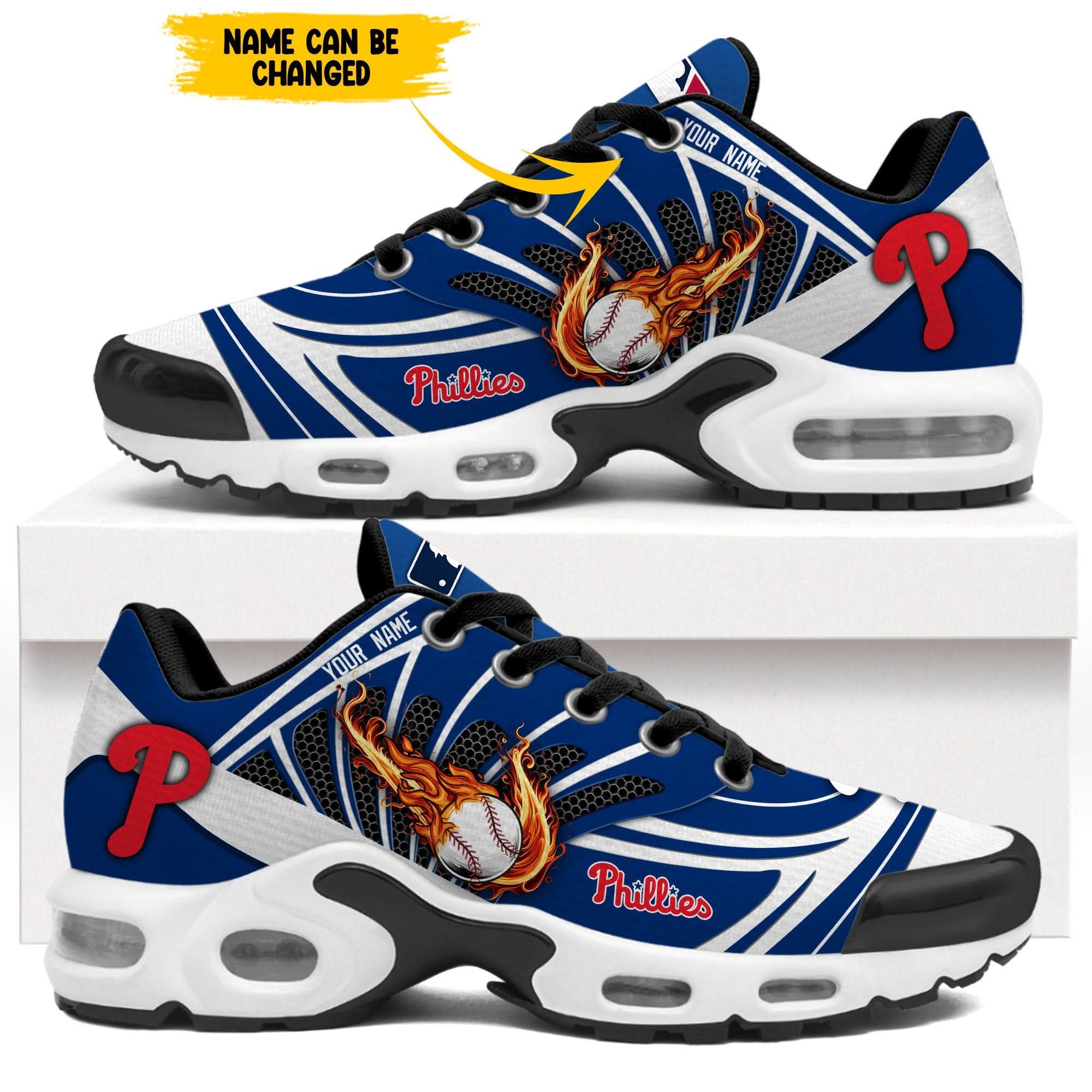 Ideafootwear Philadelphia Phillies TN Shoes Sneakers For Men And Women
