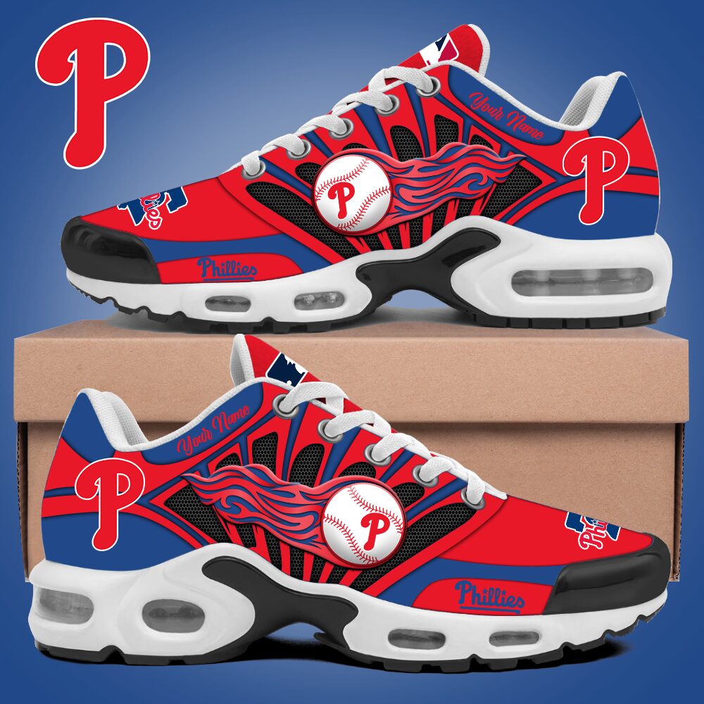 Ideafootwear Philadelphia Phillies TN Shoes Sneakers For Men And Women
