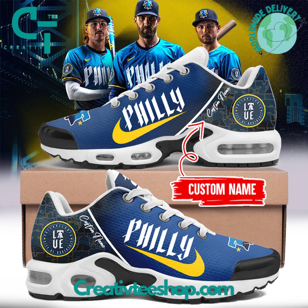 Ideafootwear Philadelphia Phillies TN Shoes Sneakers For Men And Women